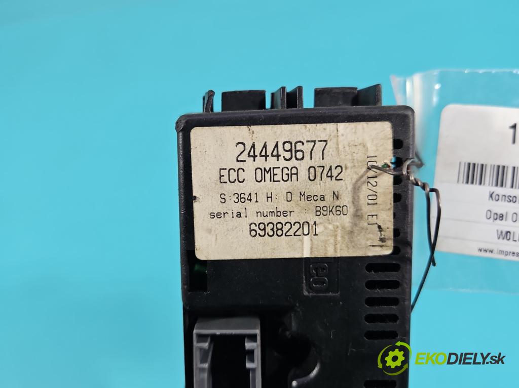 Opel Omega B 1994-2003 3.0 V6 211KM automatic 155 kW 2962 cm3 4- panel kúrenia 24449677