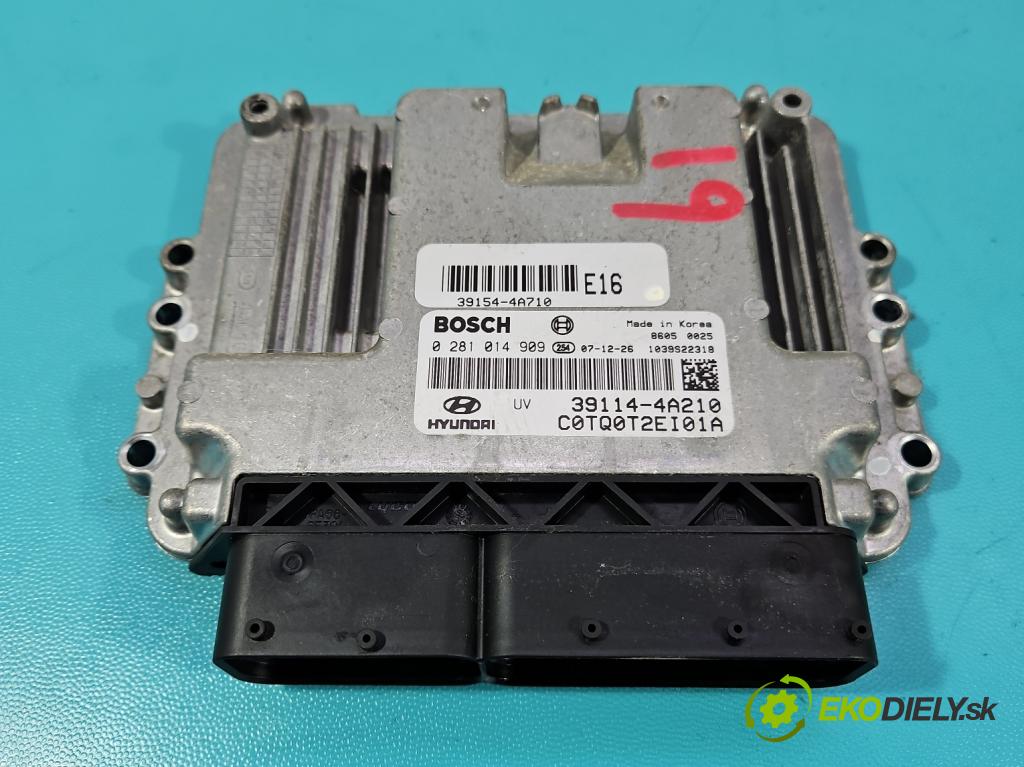 Hyundai H1 II 2007-2023 2.5 crdi 170 hp manual 125 kW 2497 cm3 5- řídící jednotka motoru 0281014909