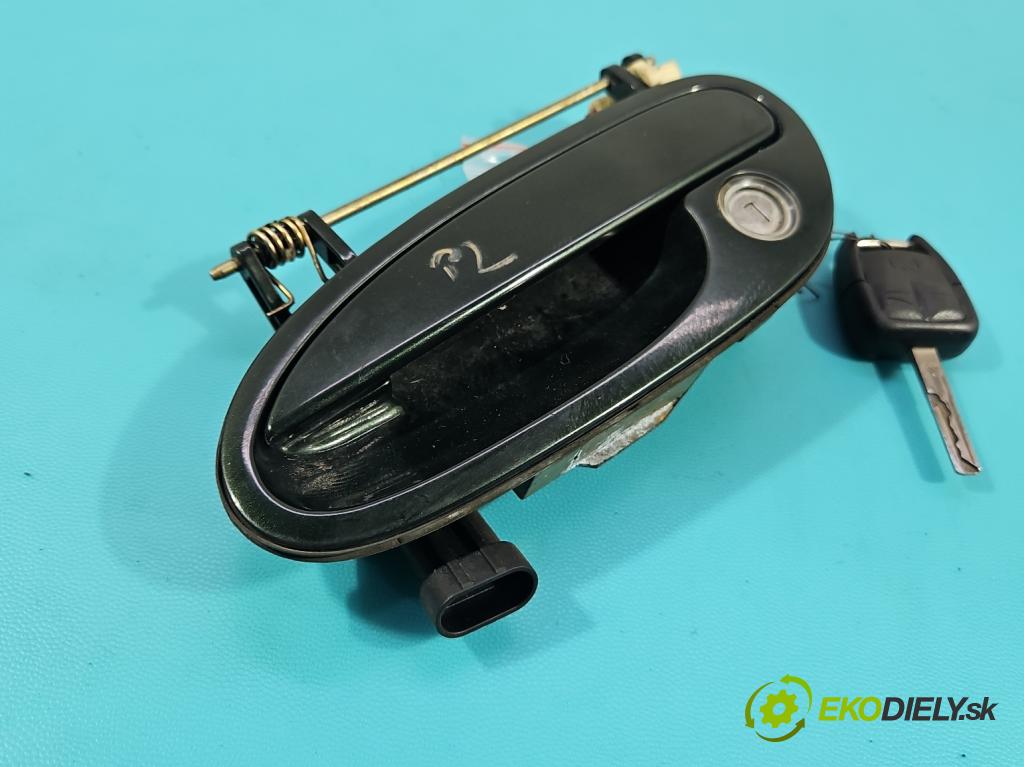 Opel Omega B 1994-2003 3.0 V6 211KM automatic 155 kW 2962 cm3 4- rukoväť predné ľavé mimo:  (Kľučka dverí vonkajšia predná ľavá)