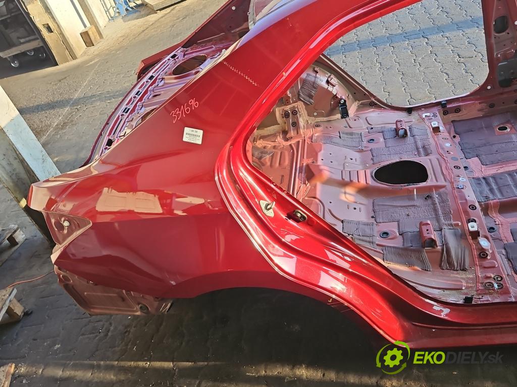 Toyota Corolla E16/E18  2013-2019 1.6 16V 132  HP manual 97 kW 1598 cm3 4- blatník zadné pravý 