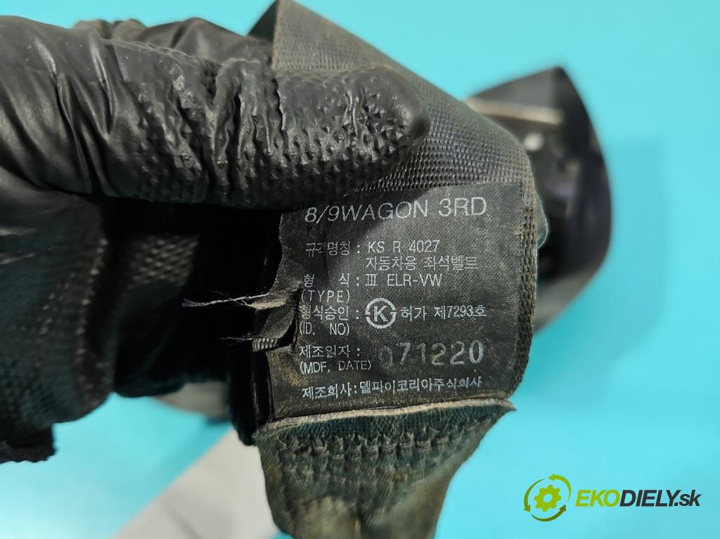 Hyundai H1 II 2007-2023 2.5 crdi 170 HP manual 125 kW 2497 cm3 5- pas bezpečnosť: zadné pravý 89820-4H020