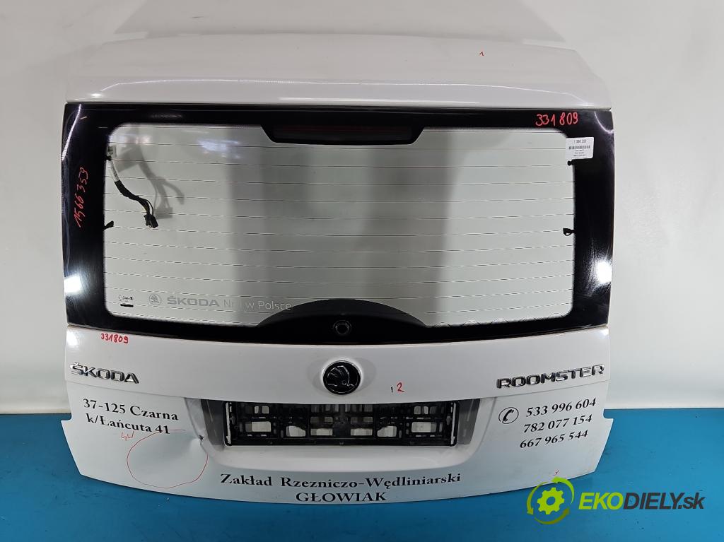 Skoda Roomster 1.4 16V 86 hp manual 63 kW 1390 cm3 5- zadní kufrové dveře  (Zadní kapota (kufr))