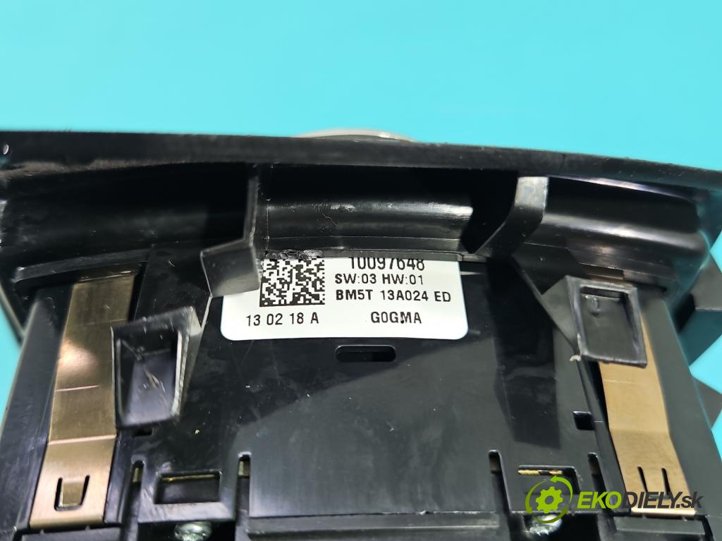 Ford Focus Mk3 2010-2018 1.6 tdci 105 HP manual 77 kW 1560 cm3 5- prepínač světla: na doska: 10097648