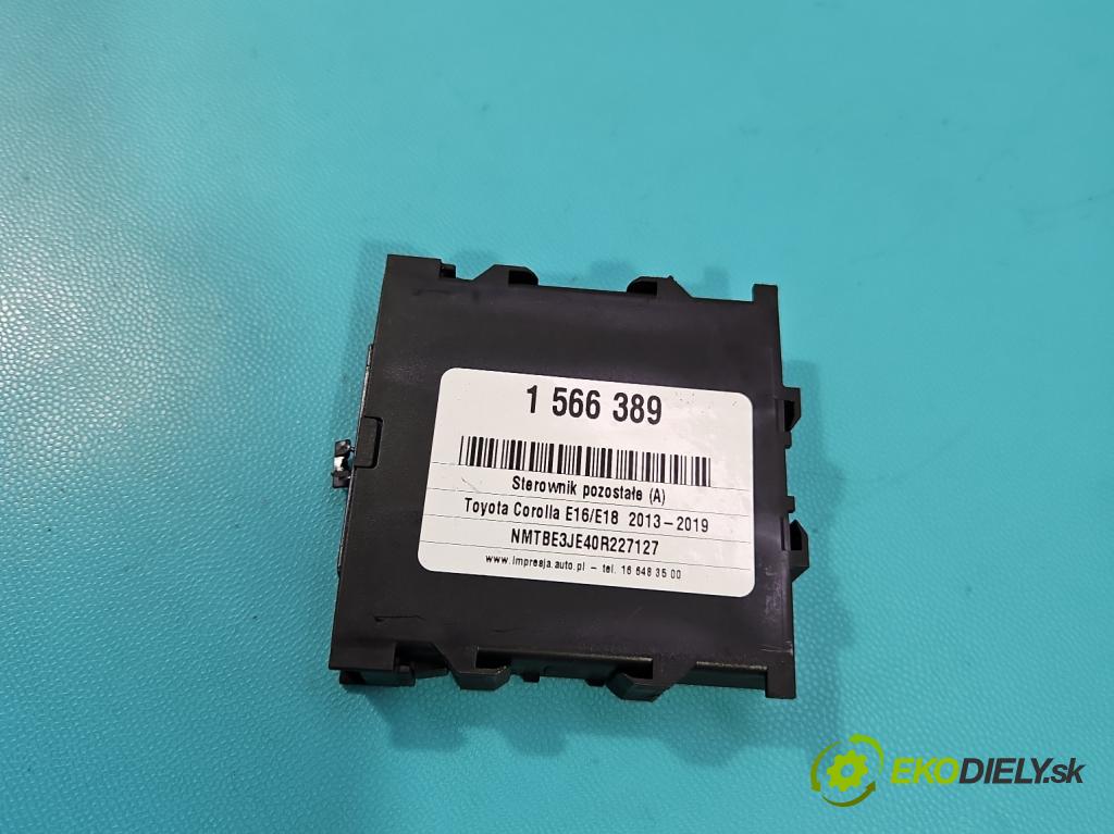 Toyota Corolla E16/E18  2013-2019 1.6 16V 132  HP manual 97 kW 1598 cm3 4- riadiaca jednotka ostatné 89340-02160