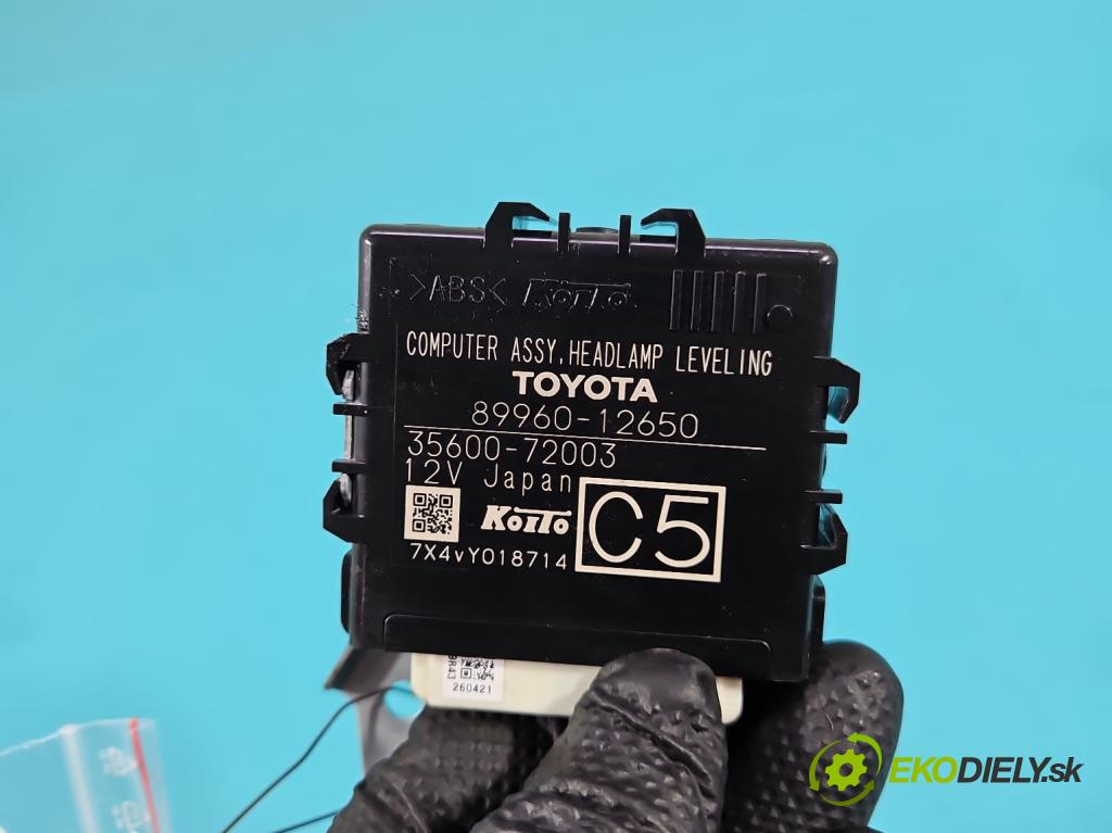 Toyota Corolla E16/E18  2013-2019 1.6 16V 132  HP manual 97 kW 1598 cm3 4- riadiaca jednotka ostatné 89960-12650