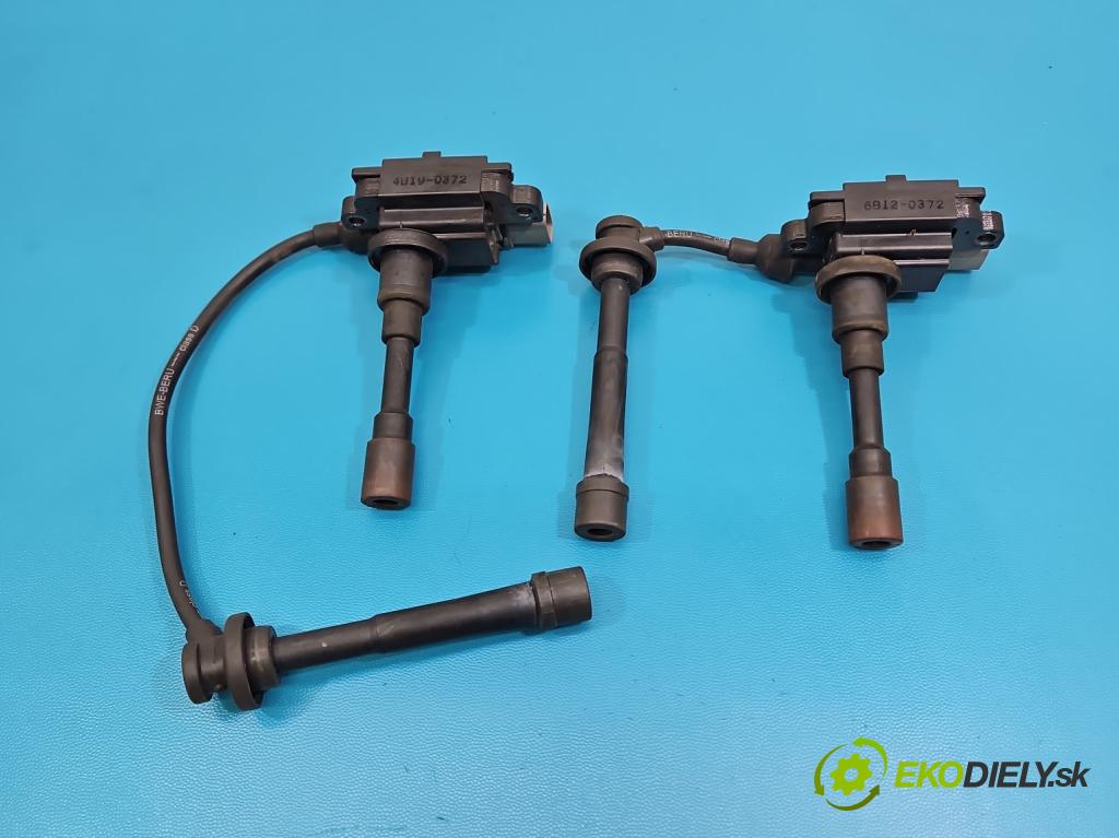 Suzuki Swift Mk6 2005-2010 1.6 16V 125 HP manual 92 kW 1586 cm3 3- cievka zapaľovacia 6B12-0372 (Zapaľovacia cievka)