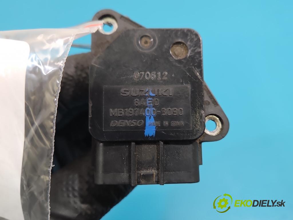 Suzuki Swift Mk6 2005-2010 1.6 16V 125 HP manual 92 kW 1586 cm3 3- průtokoměr: 197400-3090 (Váha vzduchu)