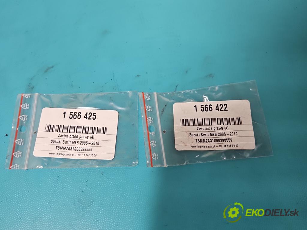 Suzuki Swift Mk6 2005-2010 1.6 16V 125 HP manual 92 kW 1586 cm3 3- náboj pravé  (Náboj kolesa)