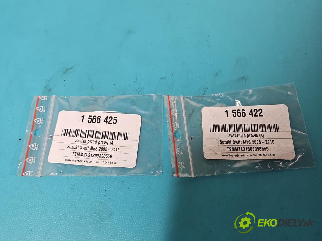 Suzuki Swift Mk6 2005-2010 1.6 16V 125 HP manual 92 kW 1586 cm3 3- brzdič predné pravý  (Kľučka dverí ostatné)
