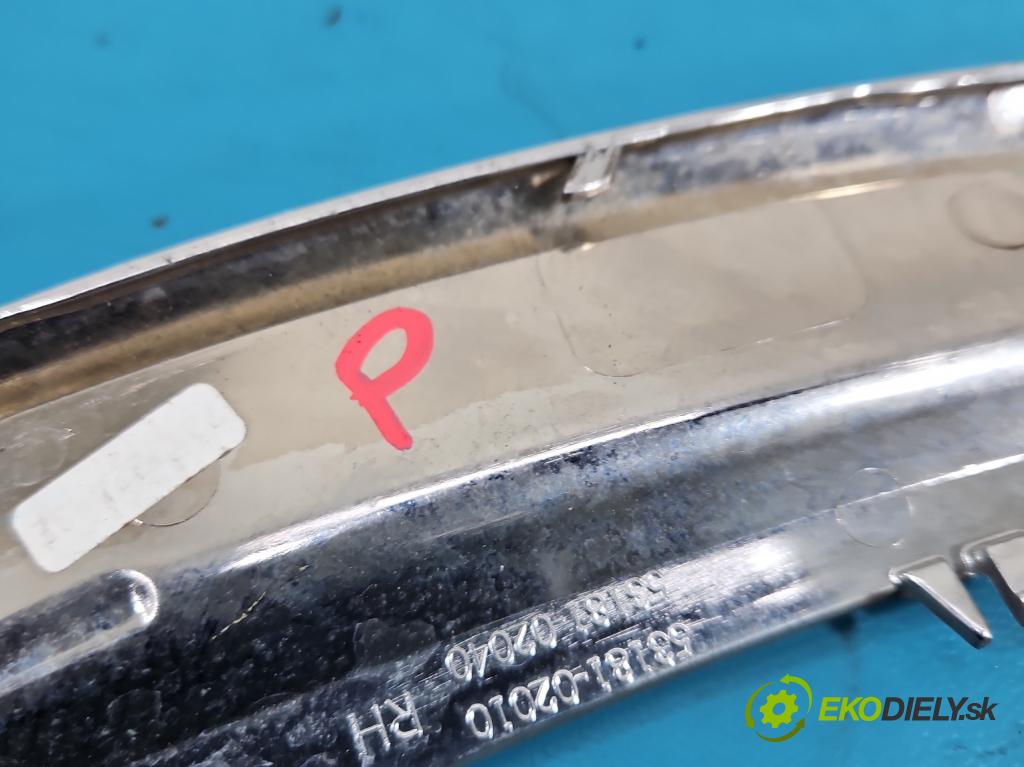 Toyota Corolla E16/E18  2013-2019 1.6 16V 132  HP manual 97 kW 1598 cm3 4- lišta pod svetlami 53181-02010