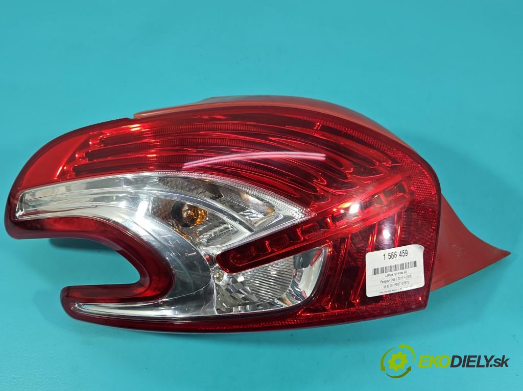 Peugeot 208 I 2012-2019 1.6 hdi 92 HP manual 68 kW 1560 cm3 5- svetlo / reflektor zadné ľavé 9672628280-02 (Kľučka dverí ostatné)