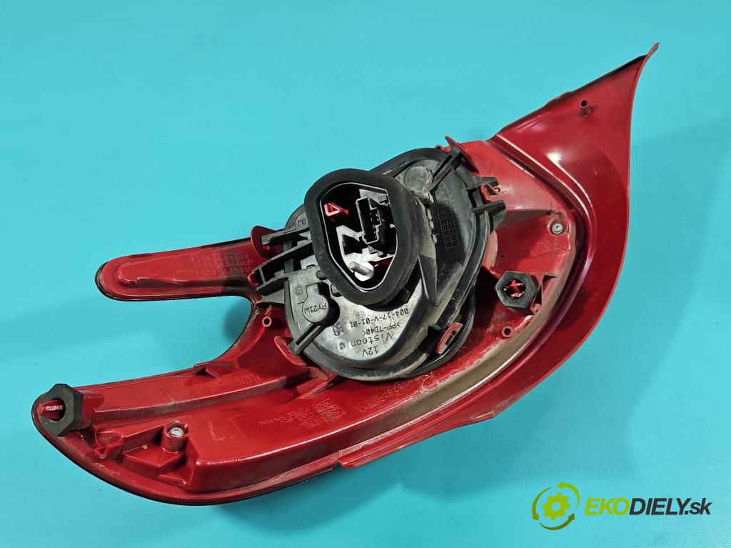 Peugeot 208 I 2012-2019 1.6 hdi 92 HP manual 68 kW 1560 cm3 5- svetlo / reflektor zadné ľavé 9672628280-02 (Kľučka dverí ostatné)