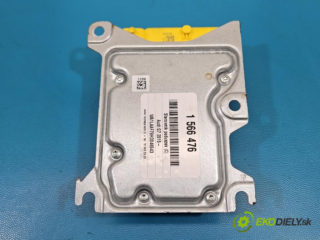 Audi Q7 2015- 3.0 TFSI CRE: 333KM: automatic 245 kW 2995 cm3 5- riadiaca jednotka vankúše: 4M0959655F