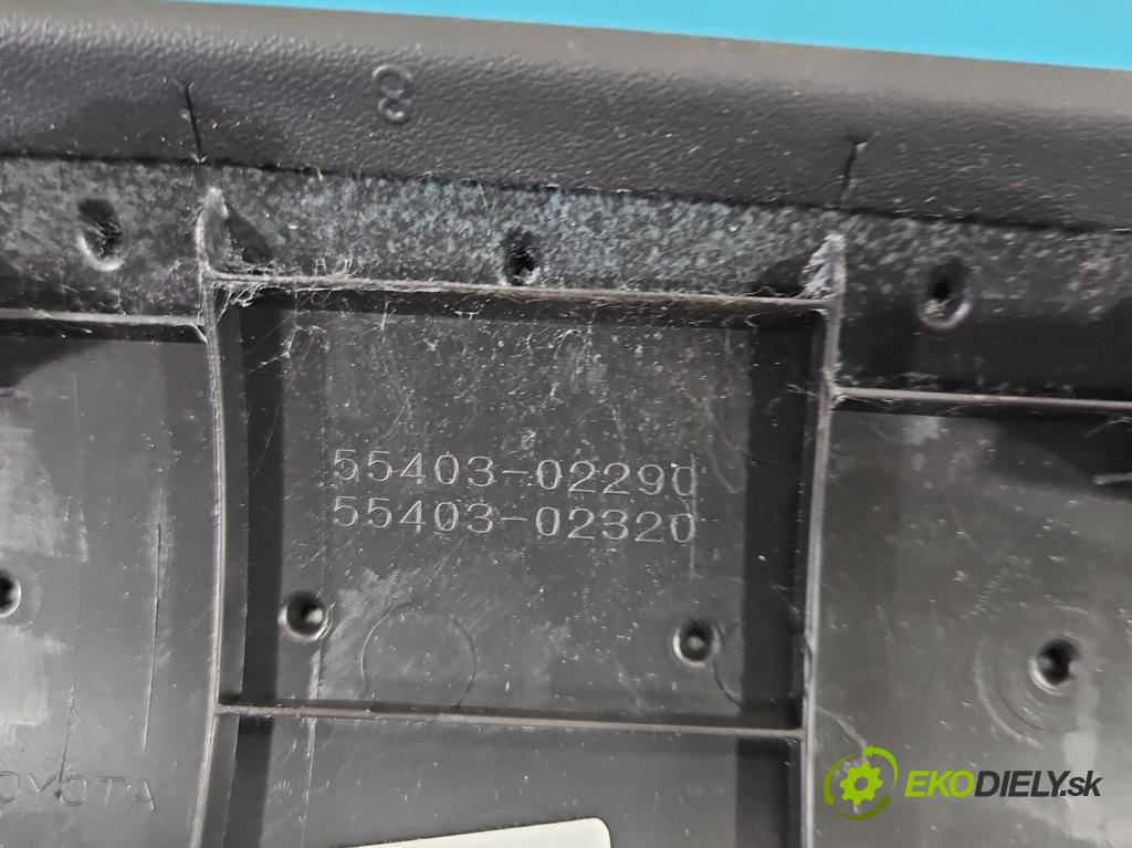 Toyota Corolla E16/E18  2013-2019 1.6 16V 132  HP manual 97 kW 1598 cm3 4- lišta ozdobná vnitŕní: 55403-02290