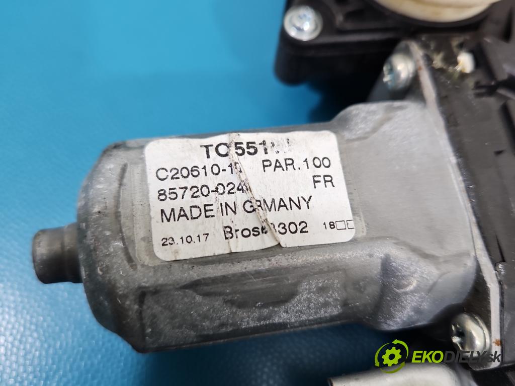 Toyota Corolla E16/E18  2013-2019 1.6 16V 132  HP manual 97 kW 1598 cm3 4- mechanizmus okna predné ľavý 6982002620-00