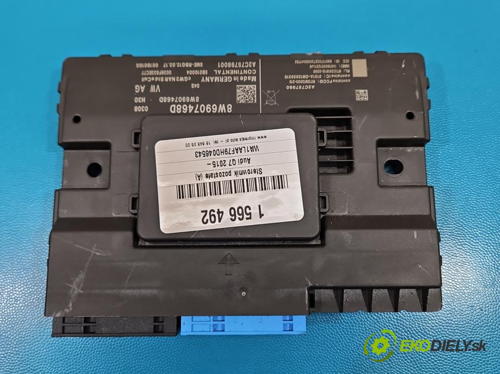 Audi Q7 2015- 3.0 TFSI CRE 333KM: automatic 245 kW 2995 cm3 5- řídící jednotka 8W6907468D