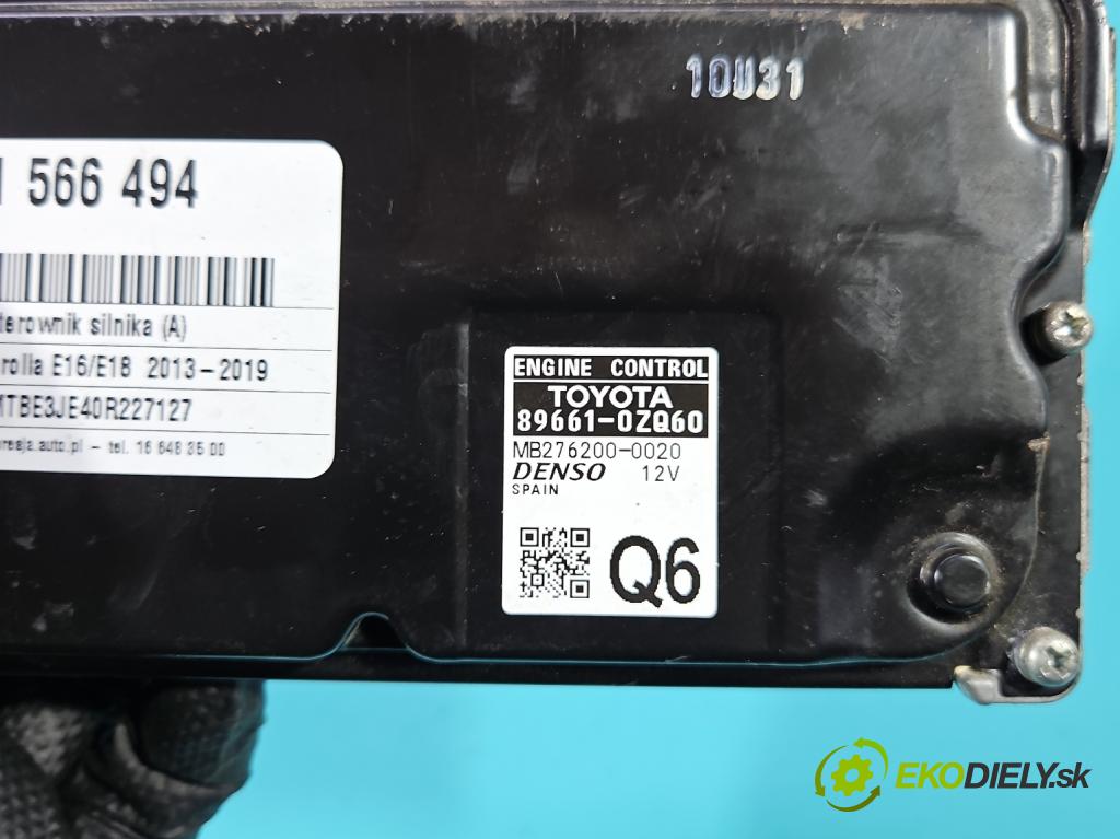 Toyota Corolla E16/E18  2013-2019 1.6 16V 132  HP manual 97 kW 1598 cm3 4- riadiaca jednotka motora 89661-0ZQ60
