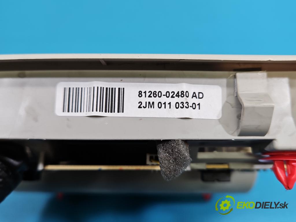 Toyota Corolla E16/E18  2013-2019 1.6 16V 132  HP manual 97 kW 1598 cm3 4- svetlo / reflektor interiéra 81260-02480