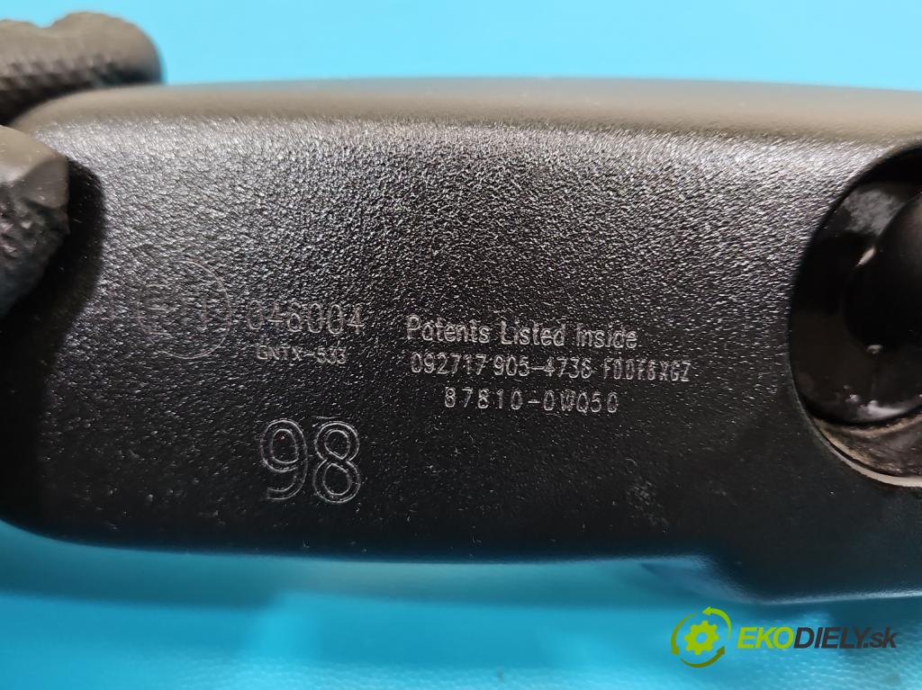 Toyota Corolla E16/E18  2013-2019 1.6 16V 132 hp manual 97 kW 1598 cm3 4- zpětné zrcátko vnitřní 87810-0W050 (Vnitřní zpětné zrcátko)