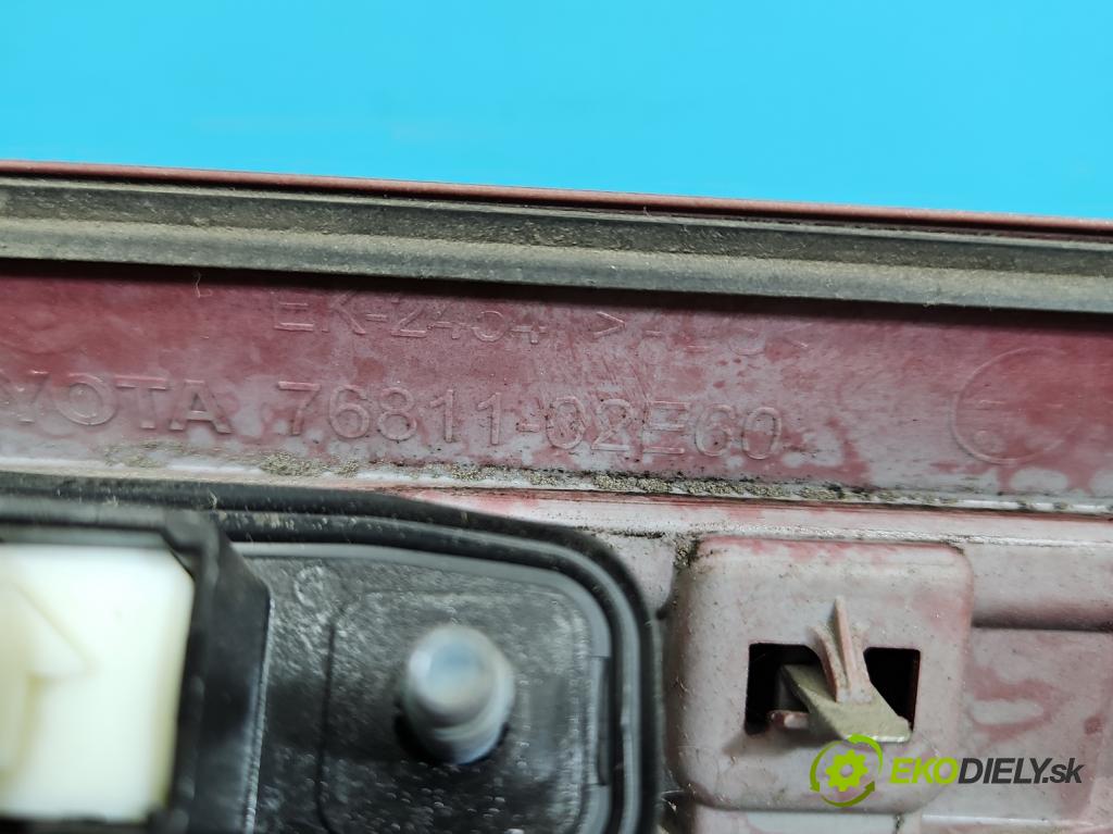 Toyota Corolla E16/E18  2013-2019 1.6 16V 132  HP manual 97 kW 1598 cm3 4- rukoväť kufrové dvere zadné 76811-02E60