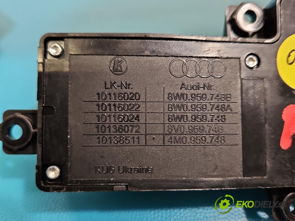 Audi Q7 2015- 3.0 TFSI 333KM: automatic 245 kW 2995 cm3 5- prepínač ostatné 8W0959748B