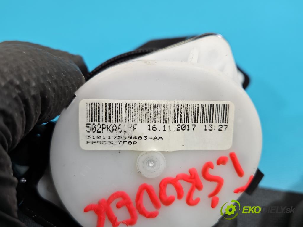 Toyota Corolla E16/E18  2013-2019 1.6 16V 132  HP manual 97 kW 1598 cm3 4- pas bezpečnosť: zadné stredný 73470-02391