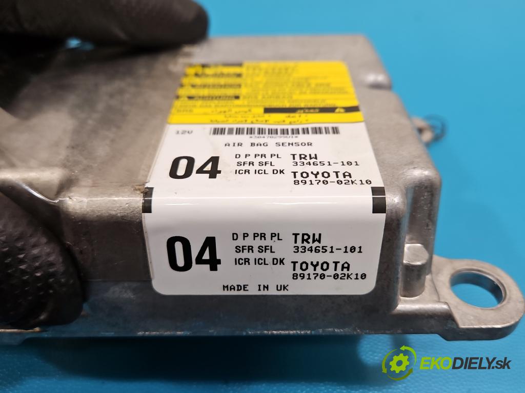 Toyota Corolla E16/E18  2013-2019 1.6 16V 132  HP manual 97 kW 1598 cm3 4- riadiaca jednotka vankúše: 334651-101