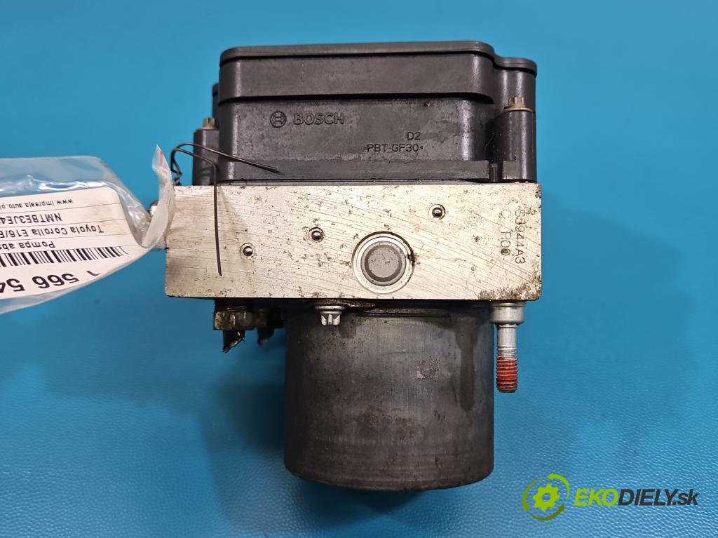 Toyota Corolla E16/E18  2013-2019 1.6 16V 132  HP manual 97 kW 1598 cm3 4- čerpadlo abs 44540-02570 (Pumpa ABS)