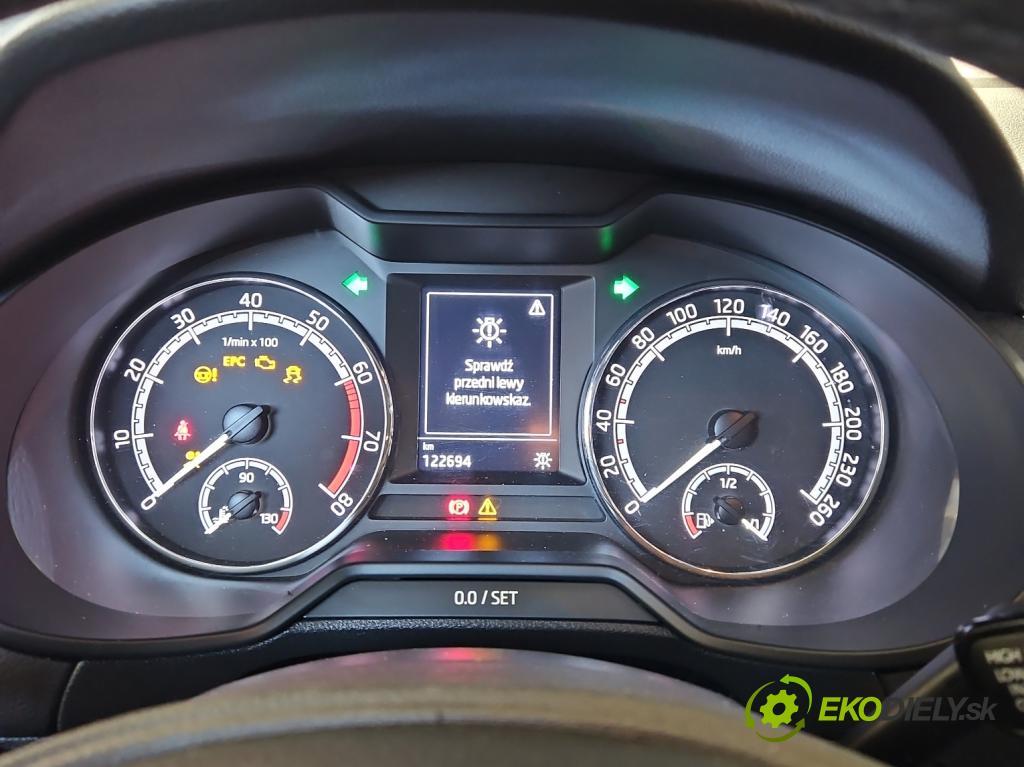 Skoda Octavia III 2013- 1.5 TSI 150 hp manual 110 kW 1498 cm3 5- Přístrojová deska 5E0920780F (Přístrojová deska)