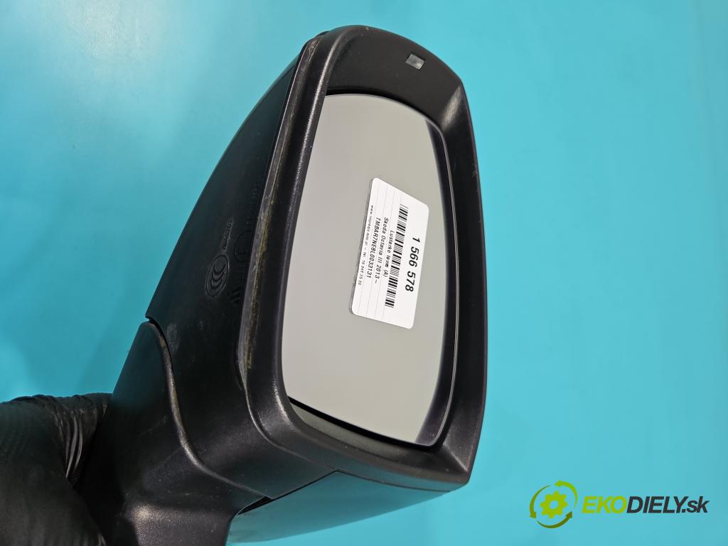 Skoda Octavia III 2013- 1.5 TSI 150 HP manual 110 kW 1498 cm3 5- zrkadlo ľavé  (Kľučka dverí ostatné)