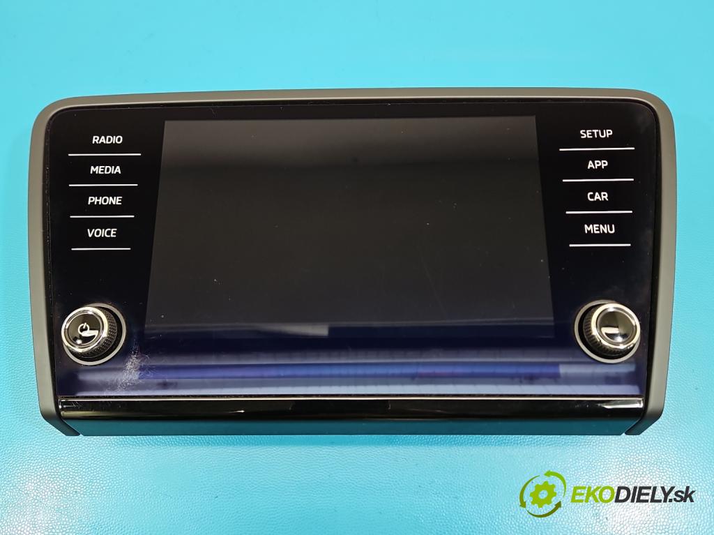 Skoda Octavia III 2013- 1.5 TSI 150 HP manual 110 kW 1498 cm3 5- Radio originál 5E0919605N