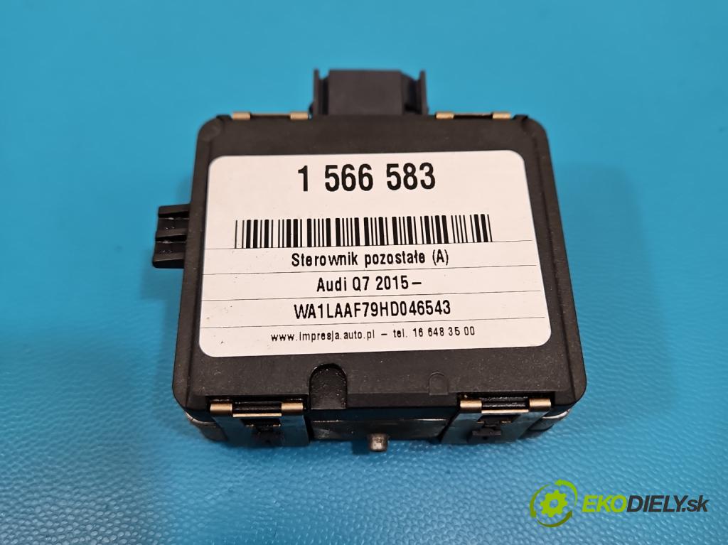 Audi Q7 2015- 3.0 TFSI CRE: 333KM: automatic 245 kW 2995 cm3 5- riadiaca jednotka ostatné 4M0907590D