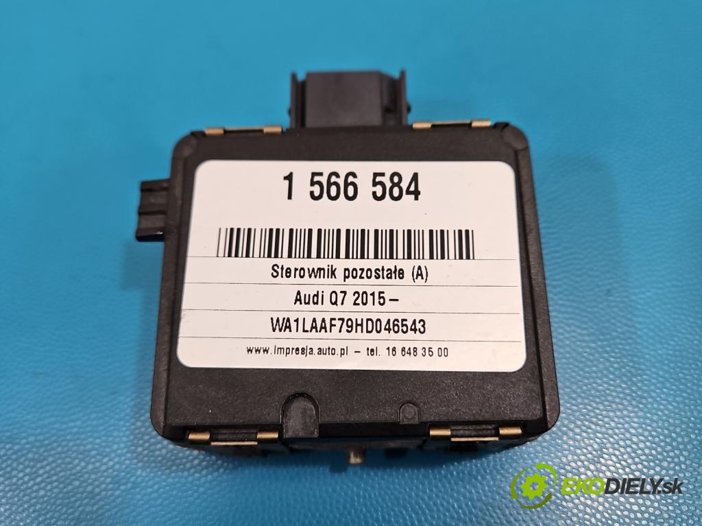Audi Q7 2015- 3.0 TFSI CRE 333KM: automatic 245 kW 2995 cm3 5- řídící jednotka 4M0907566D