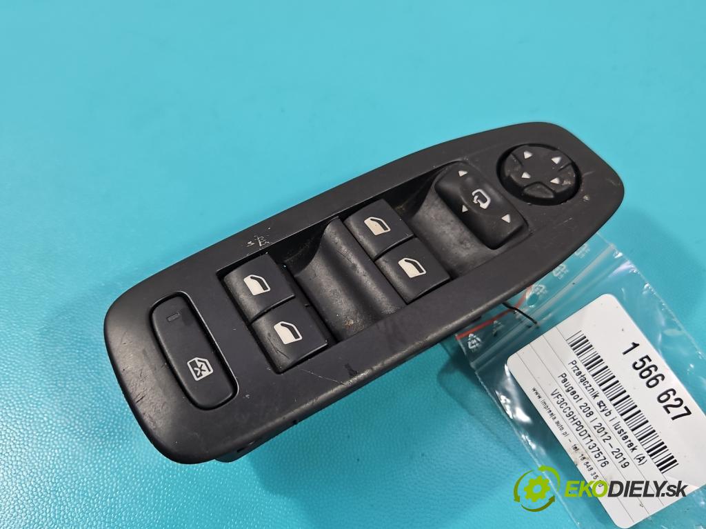 Peugeot 208 I 2012-2019 1.6 hdi 92 hp manual 68 kW 1560 cm3 5- Přepínač oken zpětných zrcátek 96749624ZD