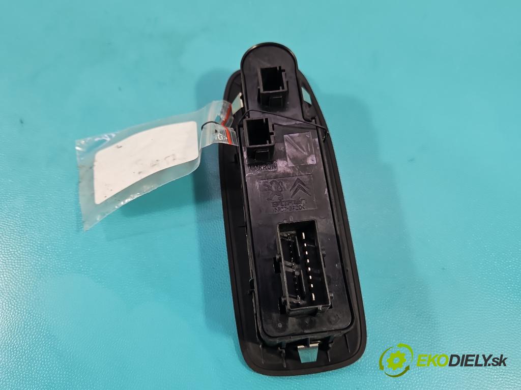 Peugeot 208 I 2012-2019 1.6 hdi 92 HP manual 68 kW 1560 cm3 5- prepínač okien spätných zrkadiel 96749624ZD