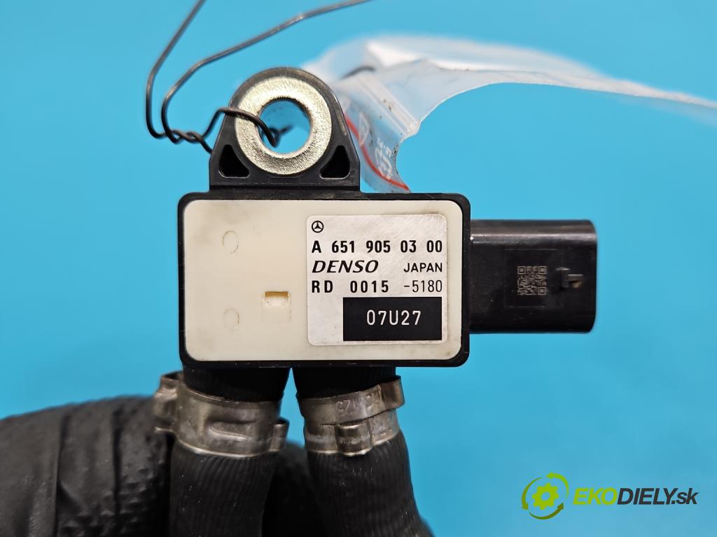 Mercedes E W213 2016-2023 2.0 CDI 194KM: automatic 143 kW 1950 cm3 4- snímač tlak: výfukové A6519050300