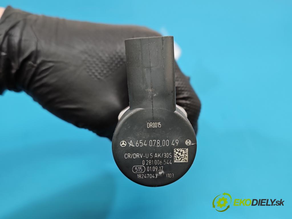 Mercedes E W213 2016-2023 2.0 CDI 194KM: automatic 143 kW 1950 cm3 4- lišta vstrekovacia A6540700095 (Vstrekovacia lišta)