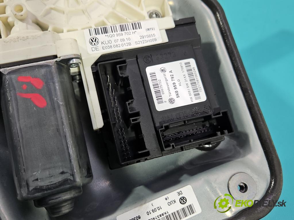 Vw Scirocco II 2008-2017 1.4 TSI 122 HP manual 90 kW 1390 cm3 3- mechanizmus okna predné pravý 1Q0959702H