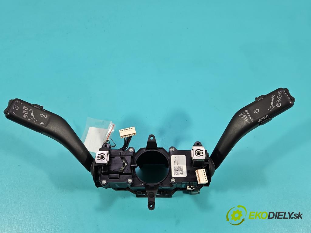 Vw Scirocco II 2008-2017 1.4 TSI 122 HP manual 90 kW 1390 cm3 3- prepínač komplex: 5K0953521BL (Prepínacie páčky pod volantom)