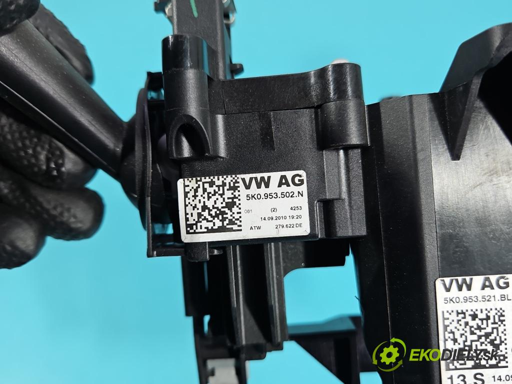 Vw Scirocco II 2008-2017 1.4 TSI 122 HP manual 90 kW 1390 cm3 3- prepínač komplex: 5K0953521BL (Prepínacie páčky pod volantom)
