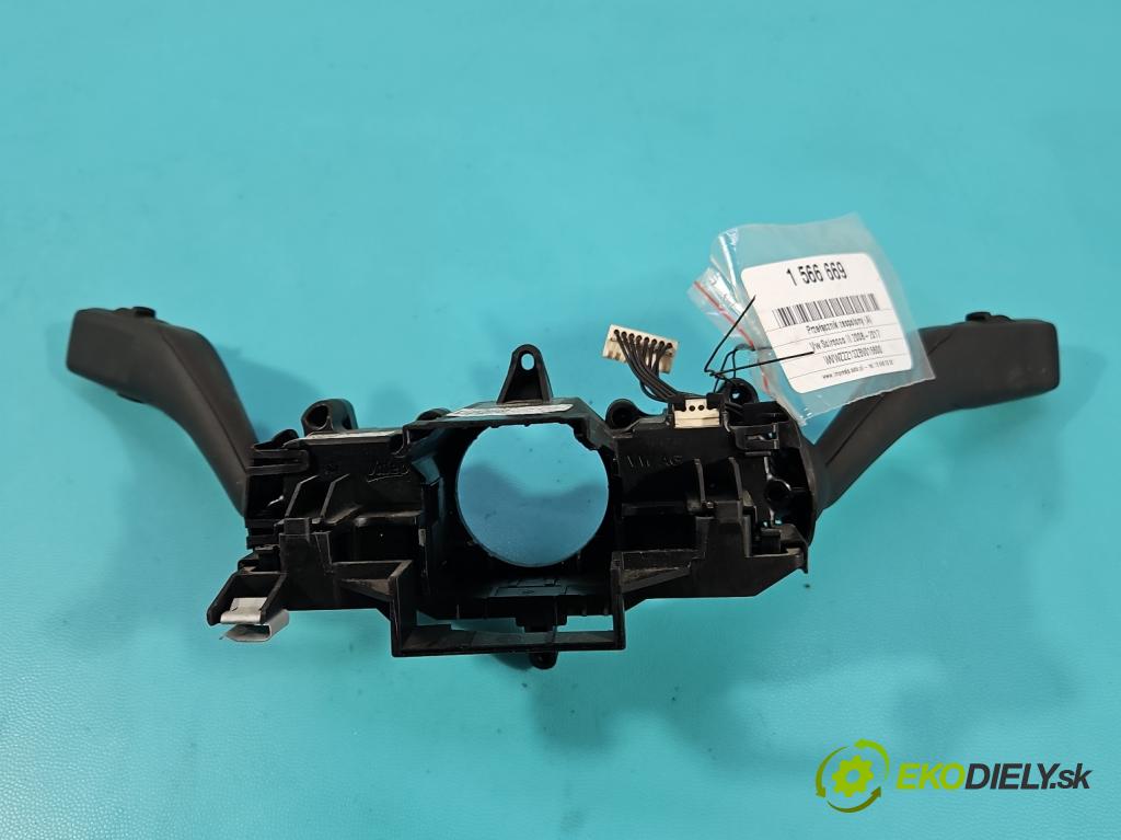 Vw Scirocco II 2008-2017 1.4 TSI 122 HP manual 90 kW 1390 cm3 3- prepínač komplex: 5K0953521BL (Prepínacie páčky pod volantom)