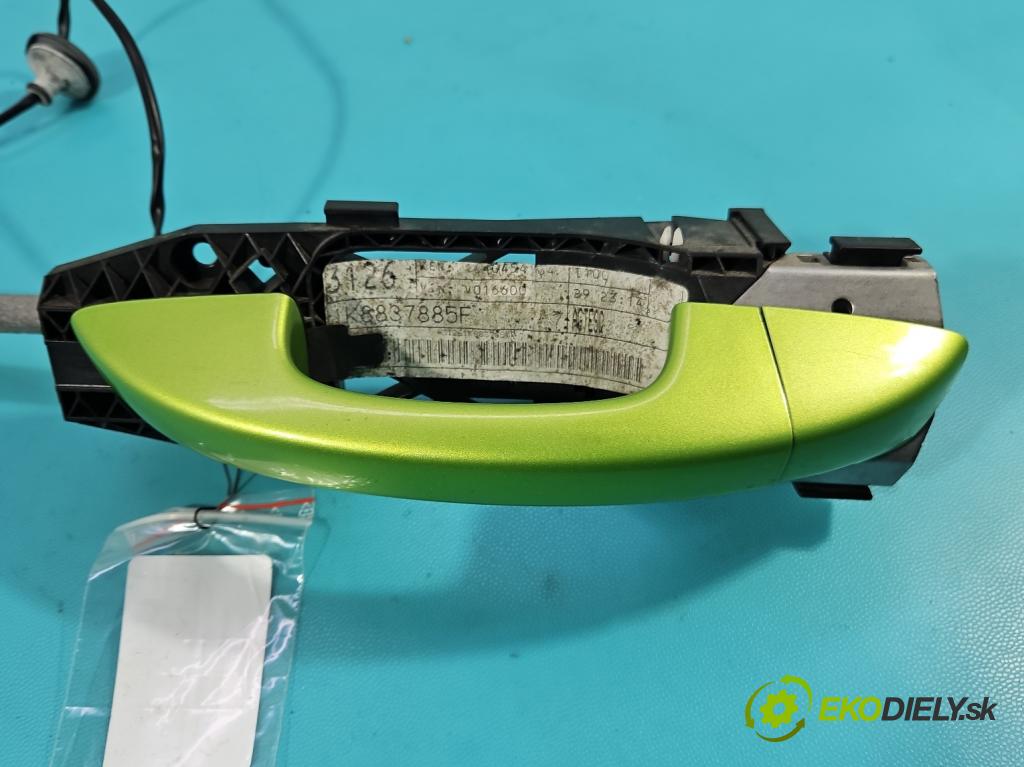 Vw Scirocco II 2008-2017 1.4 TSI 122 HP manual 90 kW 1390 cm3 3- rukoväť predné ľavé mimo: 1K8837885F (Kľučka dverí vonkajšia predná ľavá)