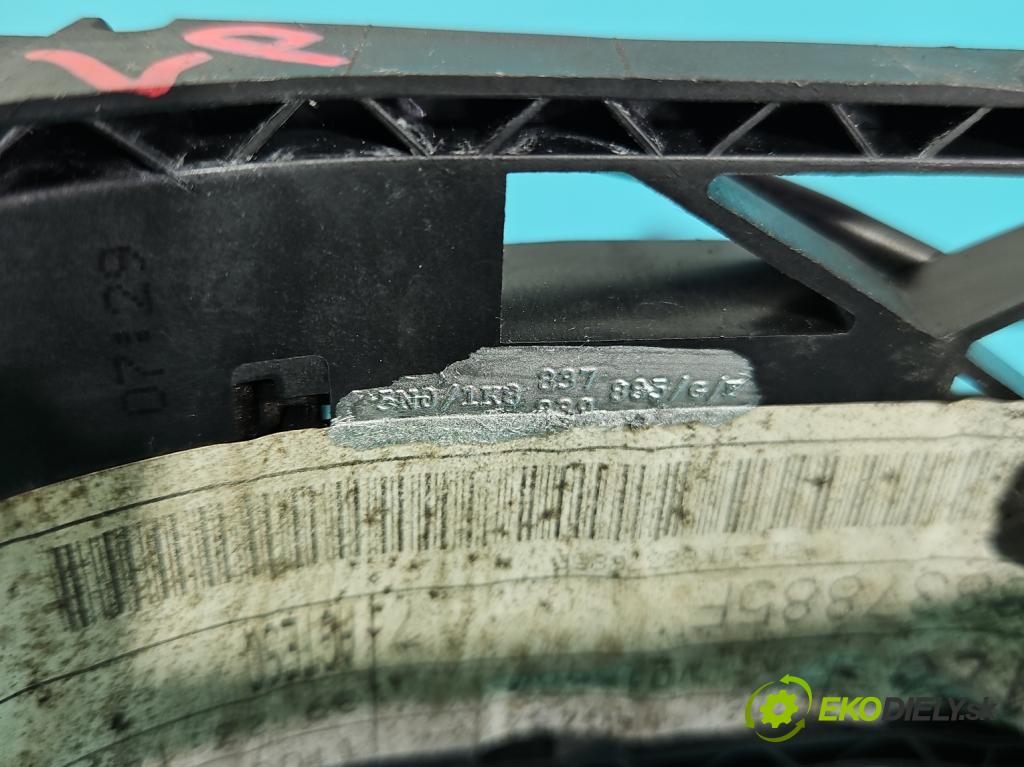 Vw Scirocco II 2008-2017 1.4 TSI 122 HP manual 90 kW 1390 cm3 3- rukoväť predné ľavé mimo: 1K8837885F (Kľučka dverí vonkajšia predná ľavá)