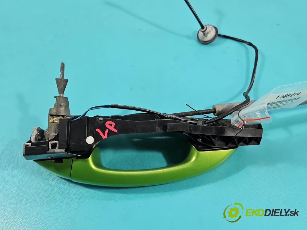 Vw Scirocco II 2008-2017 1.4 TSI 122 HP manual 90 kW 1390 cm3 3- rukoväť predné ľavé mimo: 1K8837885F (Kľučka dverí vonkajšia predná ľavá)