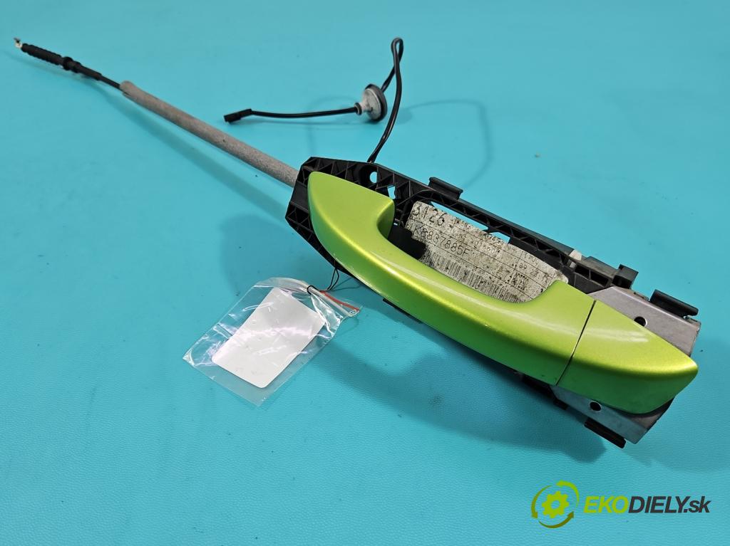 Vw Scirocco II 2008-2017 1.4 TSI 122 HP manual 90 kW 1390 cm3 3- rukoväť predné ľavé mimo: 1K8837885F (Kľučka dverí vonkajšia predná ľavá)