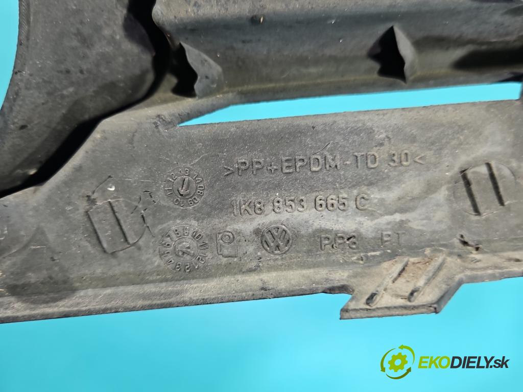 Vw Scirocco II 2008-2017 1.4 TSI 122 HP manual 90 kW 1390 cm3 3- blenda mriežka: nárazník ľavé 1K8853665C