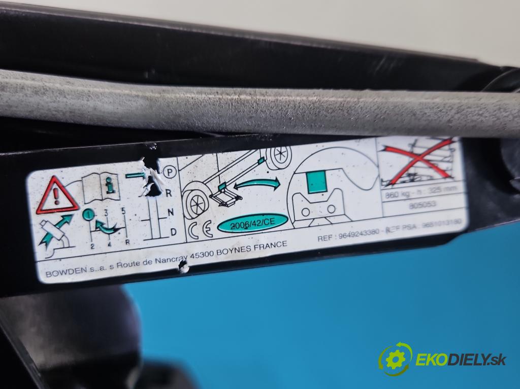 Peugeot 508 II 2018- 1.6 16V 181KM automatic 133 kW 1598 cm3 4- mechanizmus okna automobilovy 9651013180