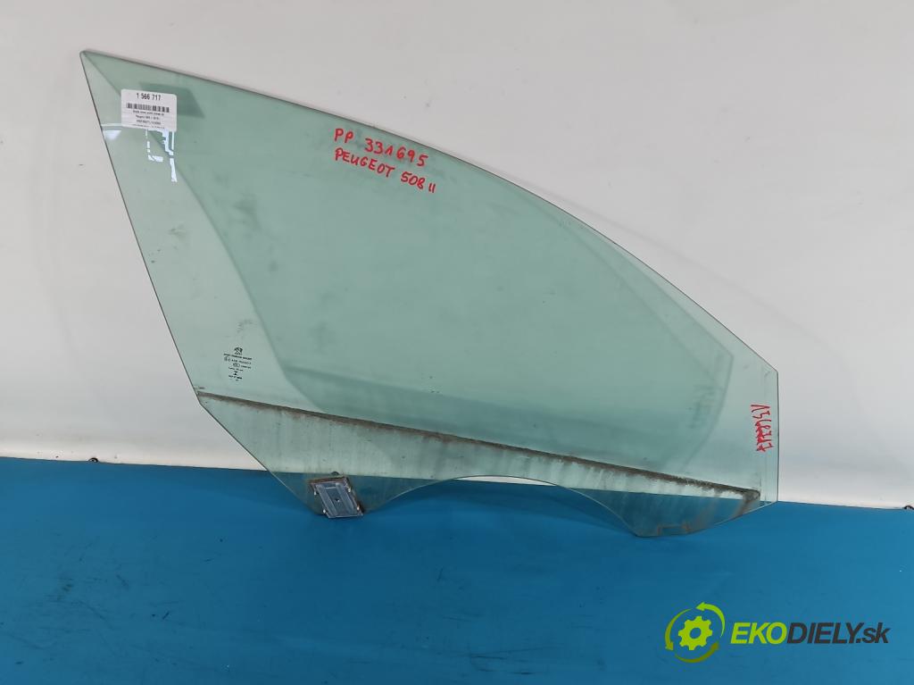 Peugeot 508 II 2018- 1.6 16V 181KM automatic 133 kW 1598 cm3 5- sklo dvere predné pravé 