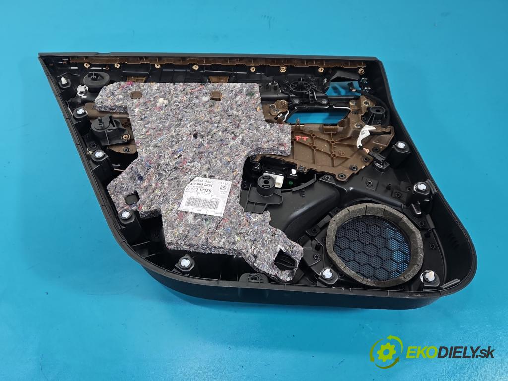 Peugeot 508 II 2018- 1.6 16V 181KM automatic 133 kW 1598 cm3 5- Čalounictví: dvere zadné pravé 98373121ZD