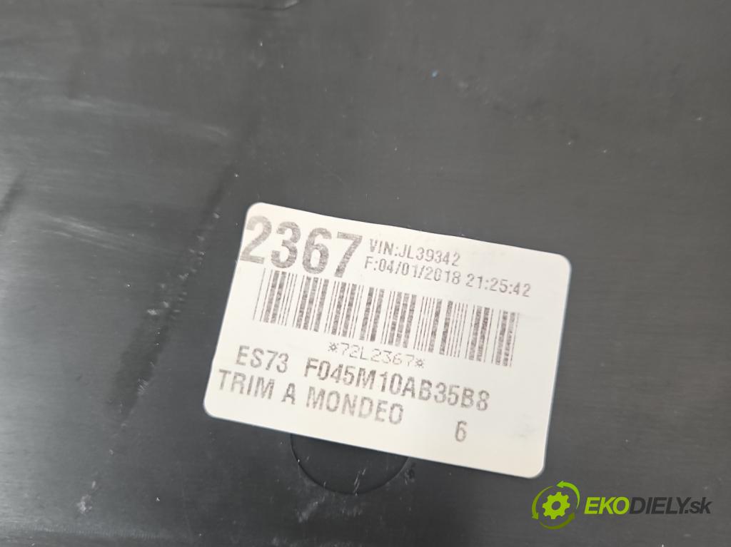 Ford Mondeo Mk5 2014-2022 2.0 16V 140 hp automatic 103 kW 1999 cm3 4- kryt plastová F045M10A